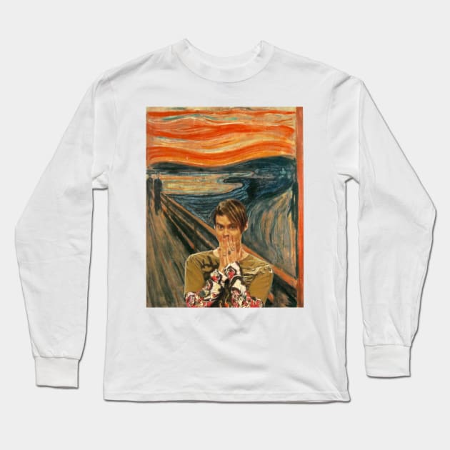 STEFON x THE SCREAM Long Sleeve T-Shirt by thechromaticscale